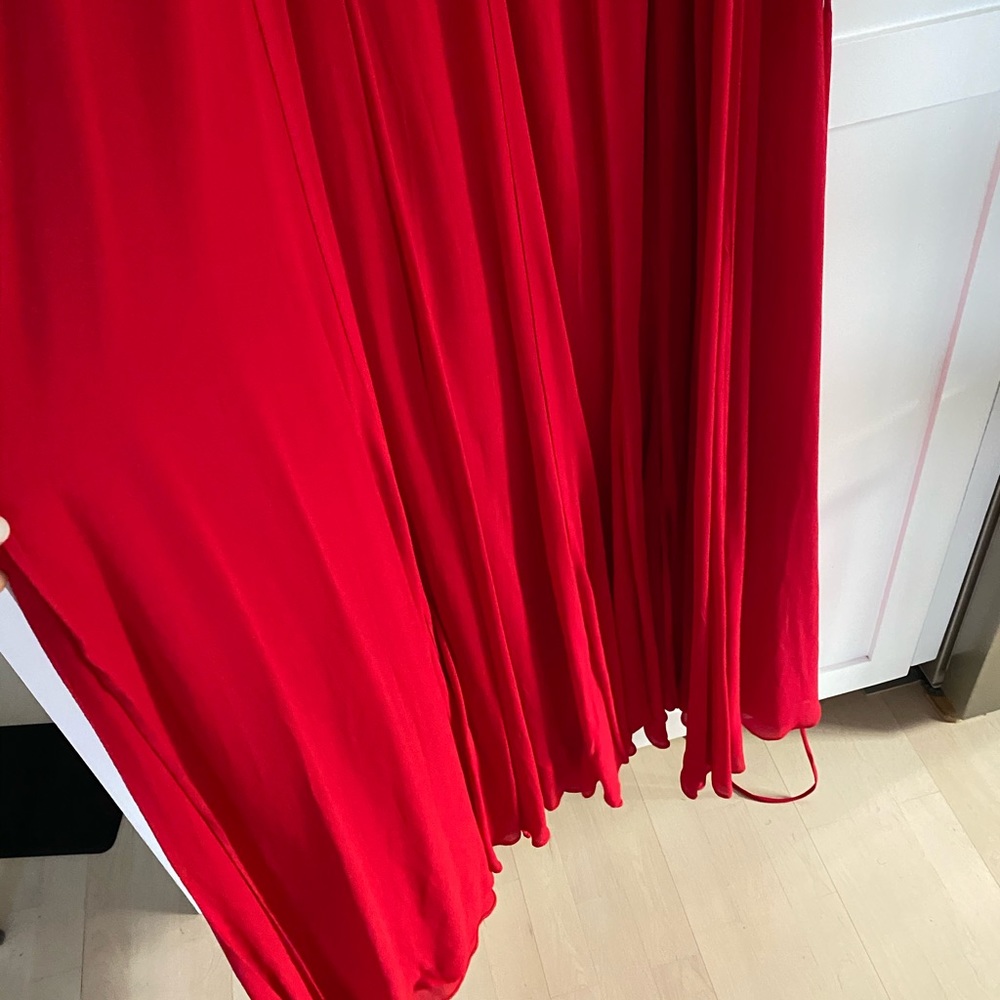 Reformation Red Dress Gown Size 2 - Picture 8 of 12